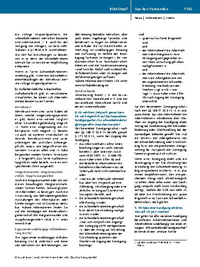 Vorschauseite 3: Schwerbehindertenschutz und Nachteilsausgleich im Arbeitsverhältnis