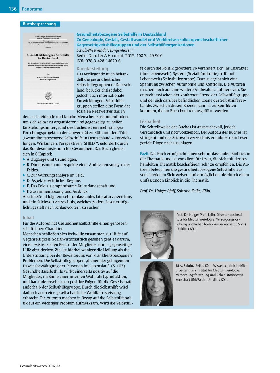 Vorschauseite 1: Gesundheitsbezogene Selbsthilfe in Deutschland Zu Genealogie, Gestalt, Gestaltwandel und Wirkkreisen solidargemeinschaftlicher Gegenseitigkeitshilfegruppen und der Selbsthilfeorga…