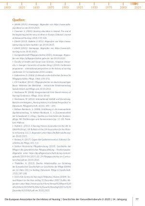 Vorschauseite 4: Die European Association for the History of Nursing Erfolgreiche Vernetzung innerhalb der historischen Pflegeforschung