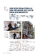 Vorschauseite 1: Der Durchhaltewille der Ukrainer hat mich sehr beeindruckt.