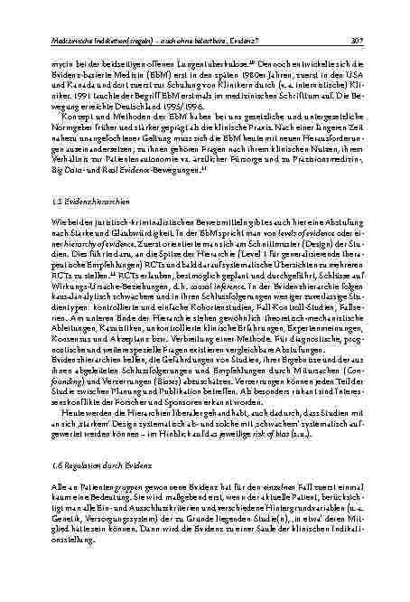 Vorschauseite 5: Medizinische Indikation(sregeln) – auch ohne belastbare ‚Evidenz‘?