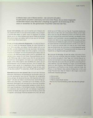 Vorschauseite 2: Jeder Mensch hat das Recht, würdig verabschiedet zu werden