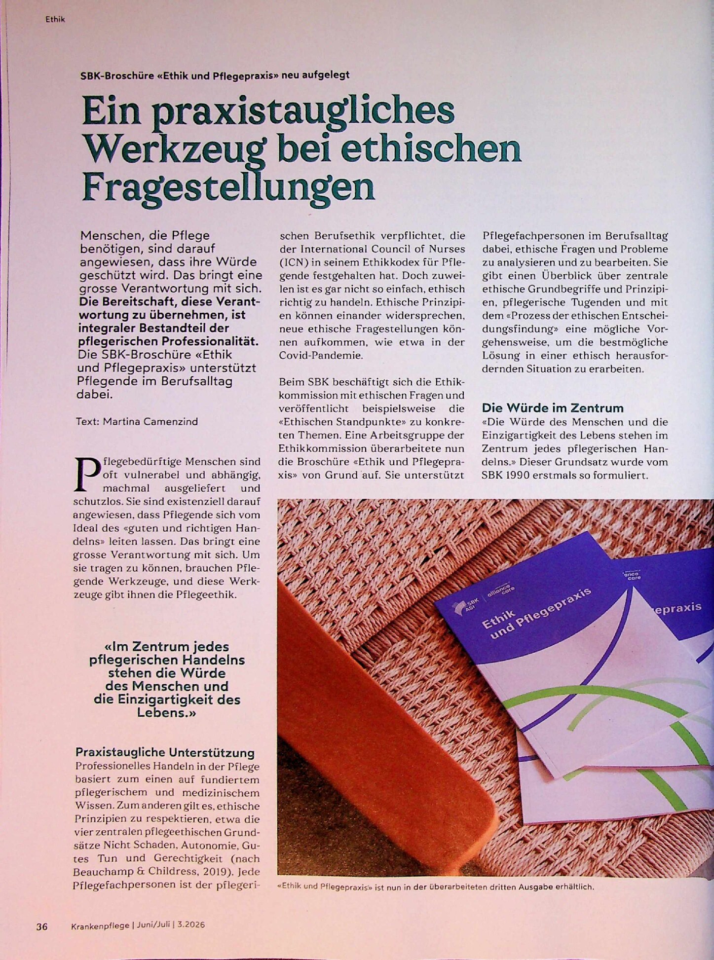 Vorschauseite 1: Ein praxistaugliches Werkzeug bei ethischen Fragestellungen