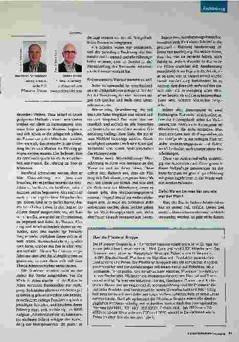 Vorschauseite 2: Ein Prozess und ständige Aufgabe: Praxisbericht zum Kulturwandel bei der Pfleiderer Gruppe