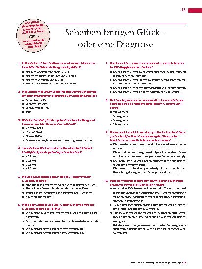 Vorschauseite 6: Scherben bringen Glück – oder eine Diagnose!