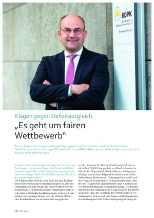Vorschauseite 1: Klagen gegen Defizitausgleich „Es geht um fairen Wettbewerb“