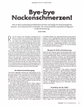Vorschauseite 1: Bye-bye Nackenschmerzen!