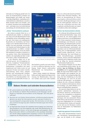 Vorschauseite 3: Kulturwandel in der Arbeitssicherheit Lehmschichten durchbrechen