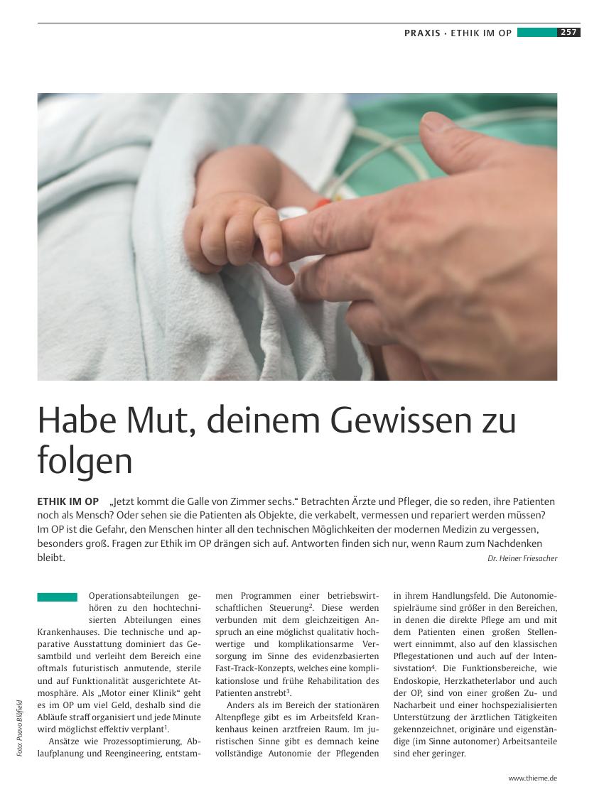 Vorschauseite 1: Habe Mut, deinem Gewissen zu folgen