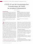 Vorschauseite 1: COVID-19 und die morphologischen Veränderungen der Zellen im peripheren Blutausstrich