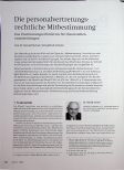 Vorschauseite 1: Die personalvertretungsrechtliche Mitbestimmung