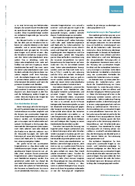 Vorschauseite 2: Systemische Fragen im Arbeitsschutz: Konstruktive Antworten