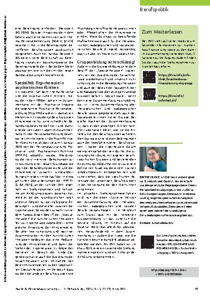 Vorschauseite 3: Nicht nur, aber auch ein Thema in psychiatrischen Kliniken Personalausstattung