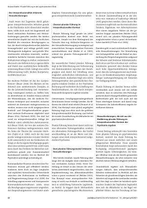 Vorschauseite 5: Plurale Führung in der psychiatrischen Klinik Chancen und Herausforderungen im Kontext von Interprofessionalität