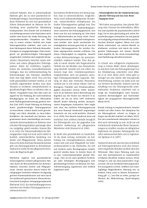 Vorschauseite 6: Plurale Führung in der psychiatrischen Klinik Chancen und Herausforderungen im Kontext von Interprofessionalität