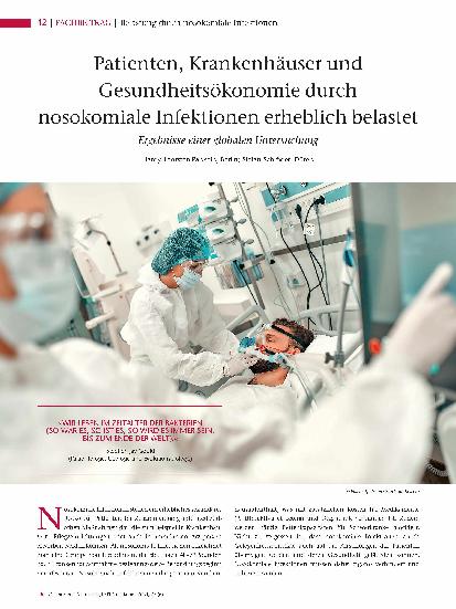 Vorschauseite 1: Patienten, Krankenhäuser und Gesundheitsökonomie durch nosokomiale Infektionen erheblich belastet - Ergebnisse einer globalen Untersuchung
