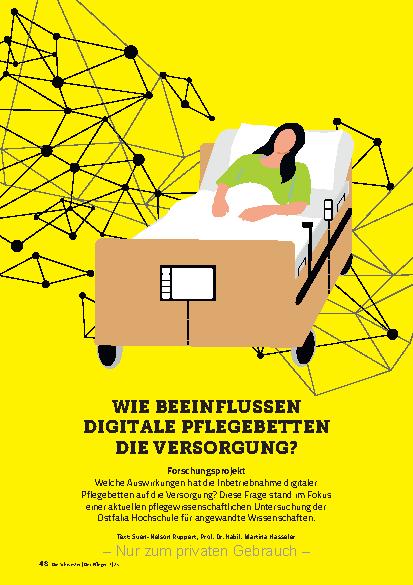 Vorschauseite 1: Wie beeinflussen digitale Pflegebetten die Versorgung?