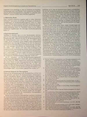 Vorschauseite 3: Krankenhausplanung im System der Raumplanung: Einordnung und Konsequenzen