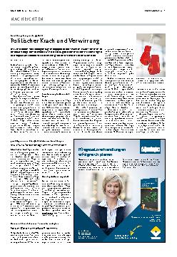 Vorschauseite 1: Politischer Krach und Verwirrung