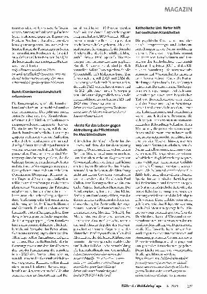 Vorschauseite 3: Fachinformationen der Blätter der Wohlfahrtspflege
