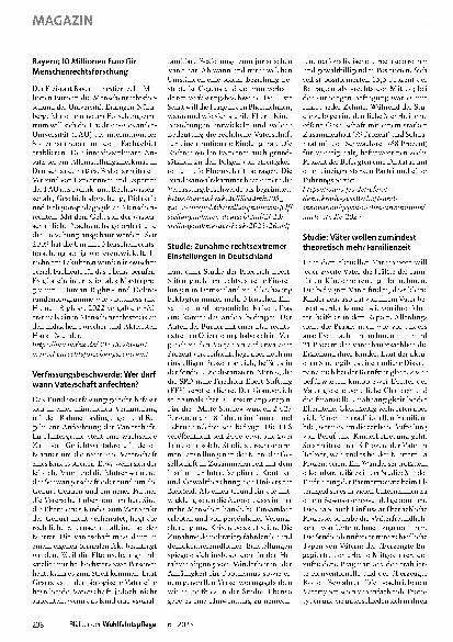 Vorschauseite 4: Fachinformationen der Blätter der Wohlfahrtspflege