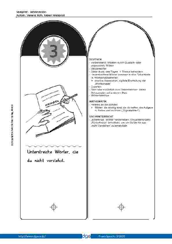 Vorschauseite 4: Lesepilot Lehrerversion