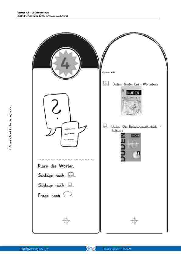 Vorschauseite 5: Lesepilot Lehrerversion