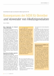 Vorschauseite 1: Konsequenzen der MDR für Betreiber und Anwender von Medizinprodukten