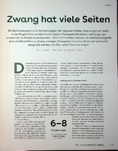 Vorschauseite 2: Zwang hat viele Seiten.