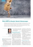 Vorschauseite 1: Stand der Arbeitsmedizin: Neue AMR zu Muskel-Skelett-Belastungen