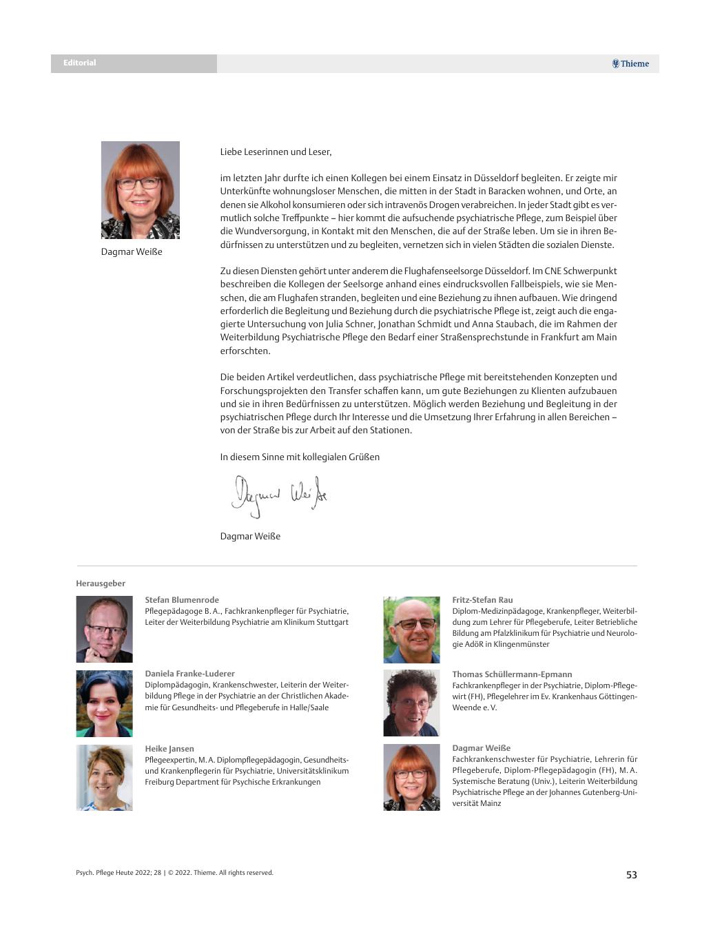 Vorschauseite 1: Editorial