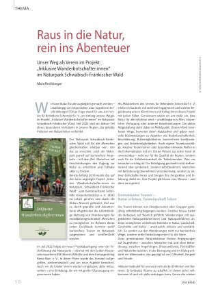 Vorschauseite 1: Raus in die Natur, rein ins Abenteuer