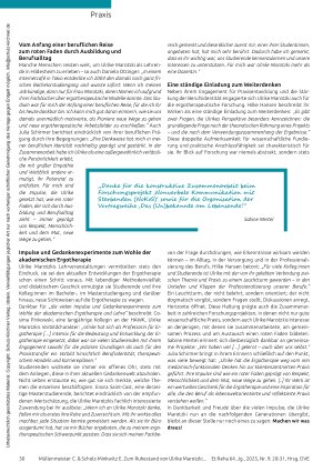 Vorschauseite 3: Wege der Ergotherapie mit Ulrike Marotzki
