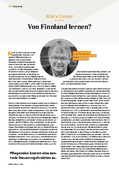 Vorschauseite 1: Von Finnland lernen?