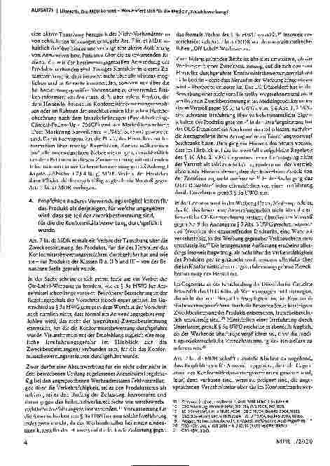 Vorschauseite 4: Die MDR kommt - Was ändert sich für die Medizinproduktewerbung?