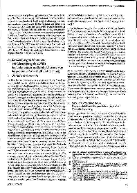 Vorschauseite 5: Die MDR kommt - Was ändert sich für die Medizinproduktewerbung?