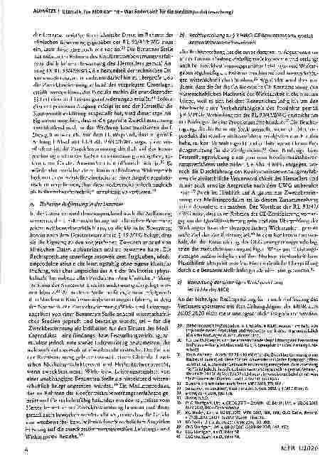 Vorschauseite 6: Die MDR kommt - Was ändert sich für die Medizinproduktewerbung?