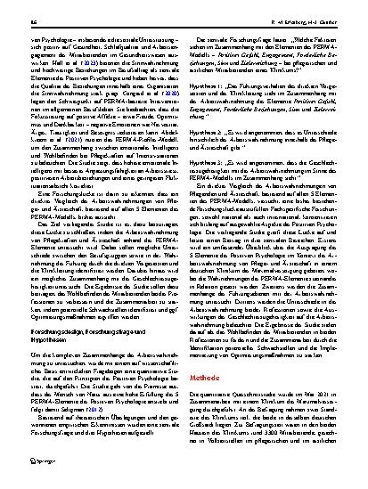 Vorschauseite 4: Positive Psychologie im Krankenhaus: Wechselwirkungen im Arbeitsalltag von Pflegeund Ärzteschaft