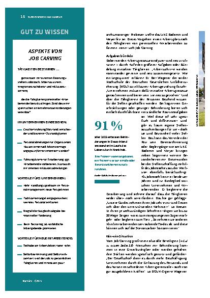 Vorschauseite 3: Passgenau zugeschnitten: Kein Job von der Stange