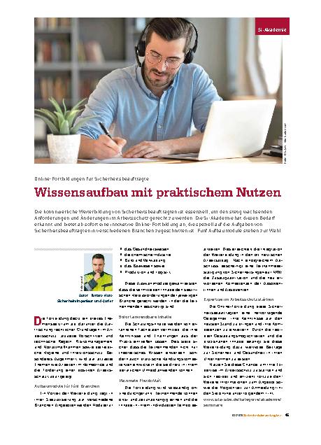 Vorschauseite 1: Wissensaufbau mit praktischem Nutzen