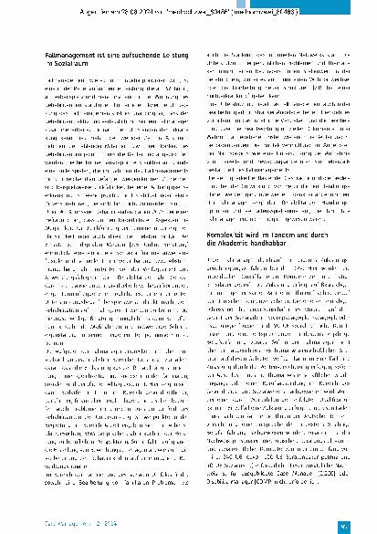 Vorschauseite 3: Fallmanagement nach der medizinischen Rehabilitation