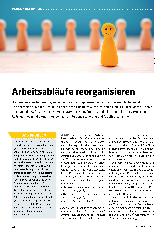 Vorschauseite 1: Arbeitsabläufe reorganisieren