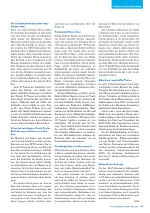 Vorschauseite 2: Schulwegepläne noch zu selten genutzt Zahl der Schulwegunfälle gestiegen