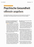 Vorschauseite 1: Psychische Gesundheit offensiv angehen
