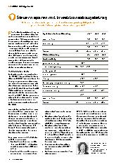 Vorschauseite 1: Steuern sparen mit Investitionsabzugsbetrag