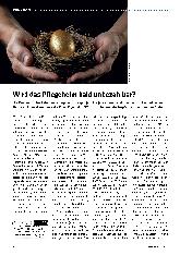 Vorschauseite 1: Wird das Pflegeheim bald unbezahlbar?