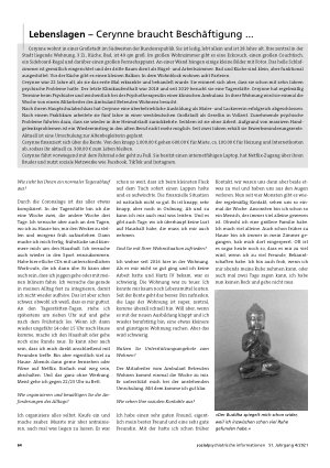 Vorschauseite 1: Lebenslagen – Cerynne braucht Beschäftigung. ..