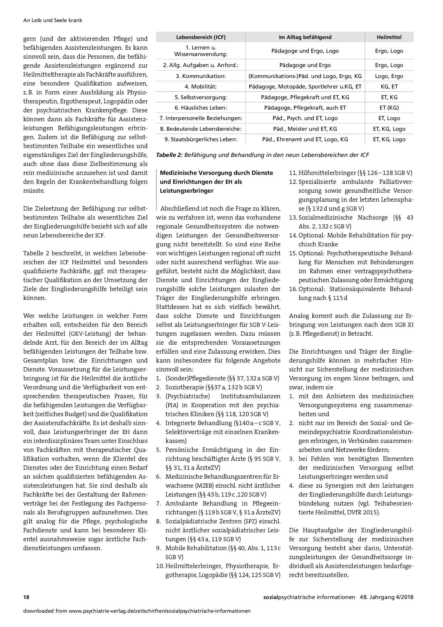Vorschauseite 5: Ist die Sicherstellung der medizinischen Versorgung von Menschen mit Behinderungen eine Teilhabeleistung?