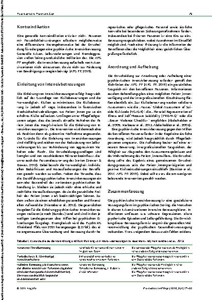 Vorschauseite 3: Systematischer Umgang mit Krisen im psychiatrischen Setting: Intensivbetreuung – Teil 1