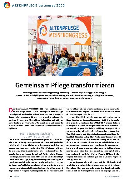 Vorschauseite 1: Gemeinsam Pflege transformieren